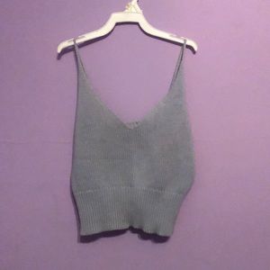 Knit crop top